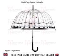 Fallen Fruits See-Through Umbrella - Cockatoo Cage