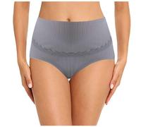 Ladies Underwear - Women Comfortable High Waist Maternity Panties Large Size Breathable Belly Support Adjustable Pregnancy Lace Ribbed Briefs