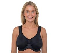 Ladies Underwired Sports Bra LG777 Black 34G