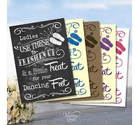 Ladies Use these Flip-Flops to freshen up - A little Treat for your Dancing Feet Card