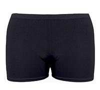 Ladies UV Neon Lycra Shorts Hot Pants Dance Party Casual Club By Angies Fashion (mediumlarge, black)