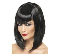 Ladies Vamp Black Wig, Women