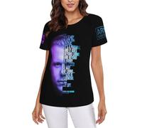 Ladies' Van Buuren DJ Singer Armin Sl it T-Shirt High-end Timeless Top Elegant Versatile T-Shirt Multicolor M