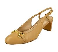 Ladies Van-Dal Smart Sling Back Shoes Saskia - Latte Leather - UK Size 7D - EU Size 41 - US Size 9