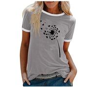 Ladies Vest Tops, Trendy Summer V-Neck Sleeveless Button Gradient Print Casual Tank Top Blouse Graphic Tee Shirts Tunic Tops Blouses Comfy Tshirts UK Size Womens Tops Size 18 T-Shirts