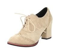 Ladies Vintage Booties - Ladies Cowgirl Cowboy Boots Stylish Printed Boots Breathable Lace Up Shoes Retro Elegant Boots Double Ankle Strap Round Toe Men & Women Cool Boots Outdoor Beige
