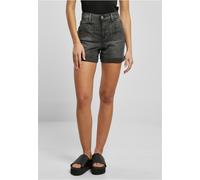 Ladies Vintage Denim Black Washed - Shorts - black - W27 - 98% Cotton, 2% Elastane W27