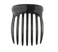 Ladies Vintage Look Womens Girls Party Evening Large Plastic Ponytail Fine Hair Accessories Occasion Party School Comb Slide Black