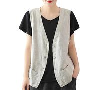 Ladies Waistcoat - Lace Up/Buttons Front Gilets Ladies Fringe Waistcoat Bowknot Front Sleeveless Vest Women Tassel Fringe Vest Open Front Boho Gilets Western Sleeveless Outerwear Gilet Streetwear