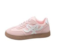 Ladies Walking Shoes Fashion Casual Sneakers Breathable Comfortable Lightweight Walking Shoes Slip On Athletic Outdoor Travel Footwear Pink