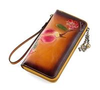 Ladies Wallet Casual Long Wallet Ladies Clutch Wallet Wallet Embossed Zipper Bag,European Purse Long Zipper Bag, The Best Choice