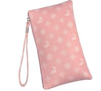 Ladies' wallet, which can hold passport, credit card, ID documents and mobile phone. It is equipped with a zipper closure to enhance security and make it convenient to access., Pink, Modern Stylish