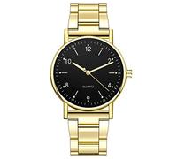 Ladies Watch Quartz High-end Watch Dial Stainless Luminous Leisure Women's Watch Men's Watches (D, One Size)