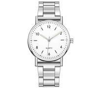 Ladies Watch Quartz High-end Watch Dial Stainless Luminous Leisure Women's Watch Watches for Senior Citizens (A, One Size)