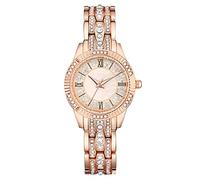 Ladies Watches Simple Ladies Watches Metal Strap Watches Women's Watches Infantry Watches for Men (Rose Gold, One Size)
