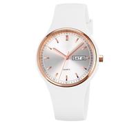 Ladies Watches Waterproof Watches for Women Sports Watch Womens Watch with Big Face and Soft Silicone Strap Girls Watches for Teenager, White