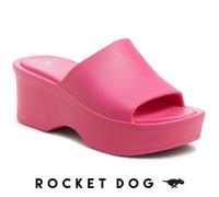 Ladies Wedge Platform Sandals Rocket Dog Open Toe Cushioned Slip On Shoes UK3-8