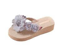 Ladies Wedge Slides , Womens Wedge Sandals Wide Fit Pub Garden Sandals Grey