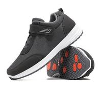 Ladies Wedge Trainers Hiking Trainers Walking Shoes Fall 2024 New Running Shoes Travel Soft Bottom Men Women with The Same Sports Orthopedic Tennis Non Womens Wide fit Trainer Grey 8