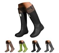 Ladies' Wellington Boots Knee High Boots Wide Fit Waterproof Stylish Gardening Wellington Boot Waterproof Antislip Wide Fit Wellies Lightweight Fashion Muck Comfortable Walking Rain Boot