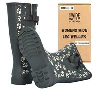 Ladies Wellington boots | Stylish Muddy Paws Womens Wellies with Adjustable Gusset | Durable & Versitile Welly Boots | From Fields to City Streets Wide Calf Wellies for Women by Wide Welly Company