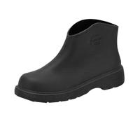 Ladies Wellington Non-Slip Short Chelsea Wellington Boots Easy Slip On Wide Fit Comfortable Outdoor Mucker Comfy and Stylish Fit Snow Rain Waterproof Wellies (Black, 4.5)