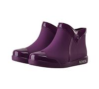 Ladies Wellingtons Waterproof Boots for Women UK Gardening Shoes Clear Wellies Toddler Rain Boots for Boys Girls Kids Rain Shoes Lightweight and Baby with Easy Sock Top Women (Purple,5)