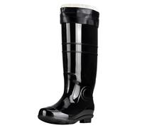 Ladies Wellingtons Waterproof Womens Boots Gardening Shoes Women Shorts Brewery Man Short Cotton Rainboots Rubber Boots for Garden Man Rain Footwear Rain Shoes Boot Break Oil (Grey,6.5)