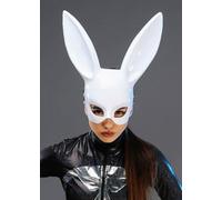 Ladies White Bunny Rabbit Eye Mask