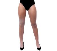 Ladies White Fishnet Tights - Womens Sexy Legwear Hosiery - Scary Outfit Cosplay Angel Skeleton Outfit Trick or Treat Halloween Fancy Dress Costume Accessory