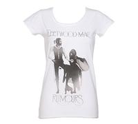 Ladies White Fleetwood Mac Rumours T Shirt from Amplified