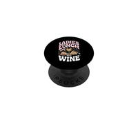 Ladies Who Lunch and Wine Sommelier Wine Lover PopSockets Adhesive PopGrip