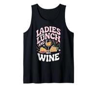 Ladies Who Lunch and Wine Sommelier Wine Lover Tank Top