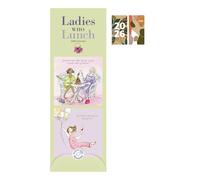 Ladies Who Lunch Slim Calendar 2026 + FSC ECO-FRIENDLY DIARY