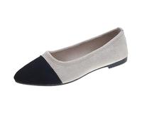 Ladies Wide Fit Shoes Memory Foam Trainers Ladies Ladies Fashion Color Matching Suede Love Low Top Pointed Flat Casual Shoes Ladies Wide Fit Shoes Memory Foam Trainers Ladies (Black, 5)