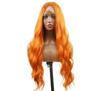 Ladies Wig 28-inch Daily Long Curly Wig Lace Hair Cover Full Head Wig Suitable for Travel Wigs Lace Wigs
