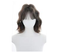 Ladies Wig 32cm Daily Short Wig Short Curly Hair French Style Bangs Temperament Full Head Wig Role Play Wig Lace Wigs