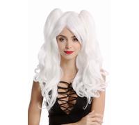 Ladies' Wig Cosplay 2 Braids Long Wavy Gothic Lolita Japan White