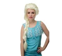 Ladies' Wig Cosplay Long Braid Backcombed Platinum Blond Ice-Blond GFW2072L