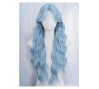 Ladies Wig Creative Wig Forehead Lace Middle Parted Bangs Long Curly Hair Wig Full Head Cover Style Suitable for Daily Use Lace Wigs