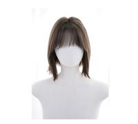 Ladies Wig Daily Natural Wig Short Hair French Style Bangs Face-shaping Full Head Design Wig Lace Wigs
