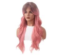 Ladies Wig European and American Style Long Curly Wig 76cm Full Head Natural Long Hair Style Lace Wigs