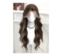 Ladies Wig High Forehead Lace Dyed Long Curly Full Head Wig Suitable for Daily and Party Use Lace Wigs