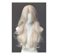 Ladies Wig Korean Style Middle Parted Long Curly Hair Hand Hook Design Lace Wig Full Head Cover Suitable for Daily Use Lace Wigs