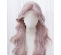 Ladies Wig Suitable for All Kinds Of Scenes Daily Wool Curls Middle-parted Bangs Full Head Wig Lace Wigs