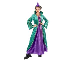 Ladies Winifred Sanderson Adults Witch Hocus Pocus Halloween Fancy Dress