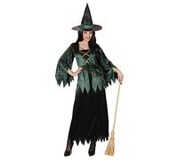 Ladies Witch Costume Large UK 14-16 for Halloween Fancy Dress