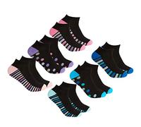 Ladies Womens Bamboo Socks Low Cut Triners Liner Ankle Summer Purple Blue 4-8