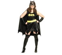 Ladies Womens Bat Girl Costume DC Batman Superhero Adult Fancy Dress Outfit