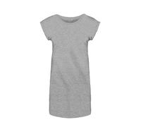 Ladies Womens BLACK GREY BLUE WHITE or PINK Extra Long Cotton T-Shirt Dress